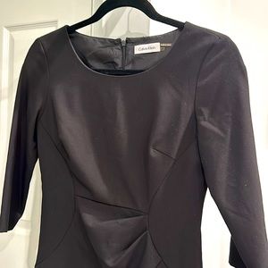 Like New Calvin Klein 2P Black 3/4 Sleeve Dress. Fitted. I never even wore.